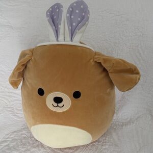 Squishmallows Stevon Golden Retriever Cute Brown Plush Dog Toy 10 Inches